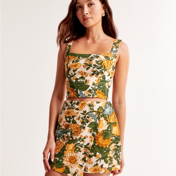 Linen wrap skort - Picture 3 of 3